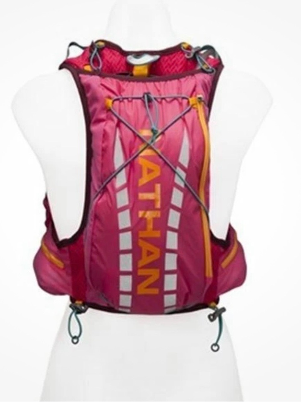 Nathan VaporAiress Ultra-Light Hiking Hydration Vest Pink 2L Bladder - Picture 5 of 7